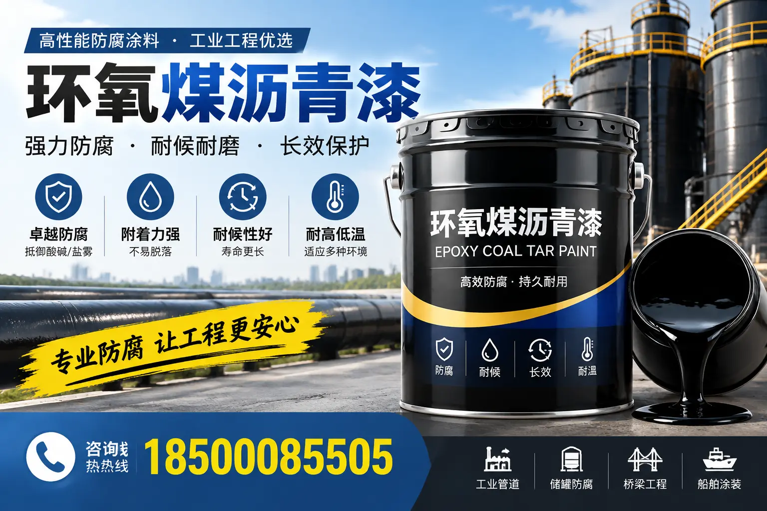 环氧煤沥青漆的施工方法与注意事项，确保在九江顺利完成